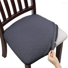 Chair Covers Jacquard Dining Elastic Seat Cover For Living Room Kitchen Banquet Party Slipcover Furniture Protector