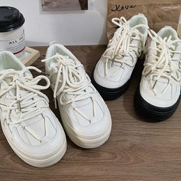 Casual Shoes White Sneakers For Women Platform Designer Lace Up Woman Flats Tennis Female Vulcanised