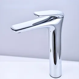 Bathroom Sink Faucets Black And Cold Copper Body Basin Faucet Creative Above Counter Under Single Hole