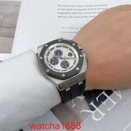 AP Wrist Watch Montre Royal Oak Offshore Series Automatic Mechanical Diving Waterproof Ceramic Steel Rubber Belt Date Timing Display Watch Mens Watch