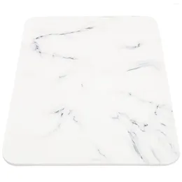 Table Mats Kitchen Counter Sink Dinnerware Quick Dry Water Absorbing Diatomite Stone Drying For Flatware