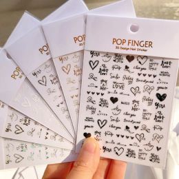 1pc Gold Heart Scrapbooking Stickers Love Adhesive Nail Stickers Hearts Nail Decals for Women DIY Nail Decals, Phone Decoration