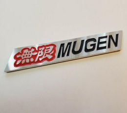 Mugen Metal Emblem Car Trunk Rear badge Decal For CIVIC RSX ACCORD S2000 EP3 SI2395706