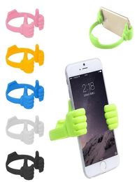 Fashion Mini Plastic OK Stand Thumb Design Universal Portable Phone Stand Holder Mount For iPhone 6 Plus Samsung Galaxy S6 S5 HTC 3633857