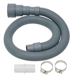 Bathroom Sink Faucets Universal Drain Hose Extension Pipe Kit For Washing Machine And Dishwasher Easy Installation Compatibility