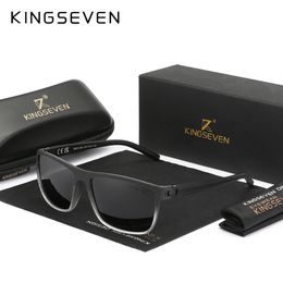 KINGSEVEN Gradation Design Sunglasses For Men Women HD Polarised UV400 Glasses Driving High Quality Anti-slip Sports Eyewear 240321