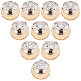 Candle Holders 12 Pcs Decorations Ball Glass Holder Tea Lights Creative Desktop Candleholder