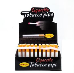 Whole Ceramic Cigarette Hitters Sparkle Metal Aluminum Smoke Tobacco Pipes Herb One Hitter Bat Smoking Pipe Cigarette Pipe1895933