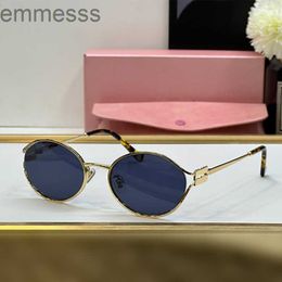 Mui Glasses Luxury Sunglasses Womens Designer High Quality Oval Sun Retro Small Round Sunglass New Product Prescription KOID