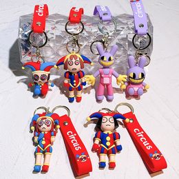 Fashion Cartoon Movie Character Keychain Rubber And Key Ring For Backpack Jewellery Keychain 083561