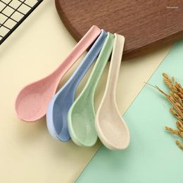 Spoons Soup Plastic Creative 4Pcs Spoon Dessert Milk Utensil Set Kitchen Cooking Tableware Japanese Stirring Tools Dinner