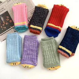 Men's Socks Sold By 3 Pairs/lot--2024 KAPITAL Autumn And Winter Cotton Thick Thread Thickened Men Women Tube WZ01