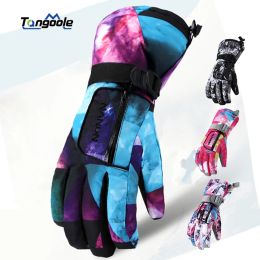 Gloves Winter Warm Snowboarding Ski Gloves men women Kids Snow Mittens Waterproof Skiing snowmobile Handschoemen Air+ XS S M L XL