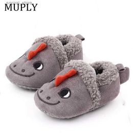 First Walkers First Walkers Baby Shoes Able Infant Slippers Toddler Boy Girl Knit Crib Cute Cartoon Antislip Prewalker 231122 L240402