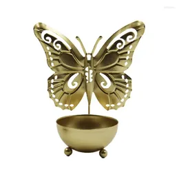 Candle Holders Metal Butterfly Holder Design Table Atmospheric Home Decor Products For Cafe Bedroom Study Room