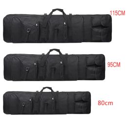 Bags Tactical 80cm 95cm 115cm Gun Rifle Bag Case Hunting Shotgun Gun Carry Protection Backpack Military Airsoft Outdoor Shoulder Bag