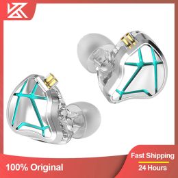 Headphones Kz Esx Metal Wired Earphone 12mm Huge Dynamic Headset with Microphone Inear Monitor Sport Game Music Hifi Phone Headphone 3.5mm