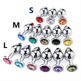 Toys Anal Plug Sex Toys Mini Round Shaped Metal Stainless Smooth Steel Butt Small Tail Femalemale Dildo Intimate Goods Best quality