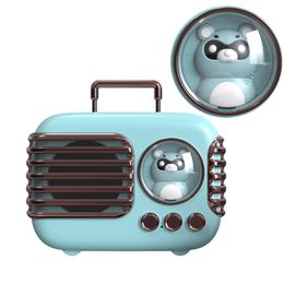 Creative New DW09 Cute Retro Bluetooth STEREO Speaker Portable Mini Wirelress Handsfree Speakers Support USB/ TF / SD With Retail Box