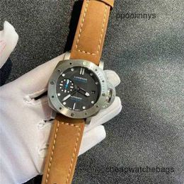 Paneraiss Men's Wrist Watches Automatic Swiss Watch Men's Swimming Sapphire Leather Designer Waterproof Wristwatches Stainless steel WN-C867