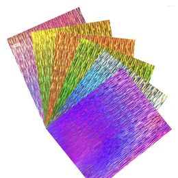 Window Stickers 12in X 10in 6Pcs Bundle Glitter Brushed Adhesive Craft Sheets Film DIY Outdoor Glass Mug Wall Decoration For Cricut