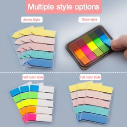 Transparent Book Tabs Sticky Notes Memo Pad Notepad Page Markers Index Tabs Sticky Agenda planificadora Sticker Study Stationery