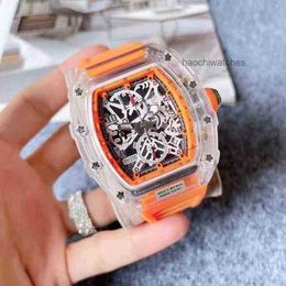 Luxury Mens Watch Richa m High Quality Watch Designer Automatic Mechanical Watch Waterproof Stainless Steel Case Panchromatic Wrist Rubber Selling X3qc