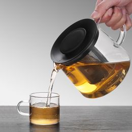 Jia Meihua Heat Resistant High Borosilicate Glass Teapot Black Tea Kung Fu High Temperature Resistant Heating Filter Tea Set Tea Maker Simple