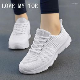 Casual Shoes 2024 Couple Big Size Mesh Breathable Chaussure Femme Sport Flats Platform Ladies Trainers For Women Zapatos Mujer