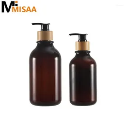 Liquid Soap Dispenser Press The Shower Gel Bottle Black Thickened Bottom Not Easily Deformed Wear-resistant And Durable Can Be Recycled Pet