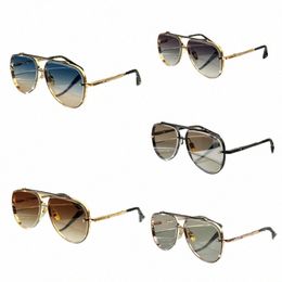 Men Women Designer Sunglasses Metal Gold Plated Frame Sunglasses Original Box MACH-SEVEN luxury High Quality Designer DITA Business Sports Style F3Ma#