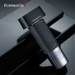 Electric Shavers Youpin Komingdon Shaver Razor Beard Machine for Men Dry Wet Trimmer Rechargeable Washable 3D Head Dual Blades 2442