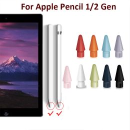 5pcs Colour Replacement Nibs For Apple Pencil 1st 2nd Gen Tips For iPad Pen Spare Nibs For iPencil Stylus Pen Tips