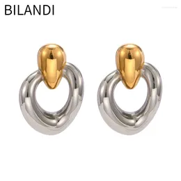 Dangle Earrings Bilandi Modern Jewellery European And American Design Metal Geometric For Women Fashion Accessories Selling