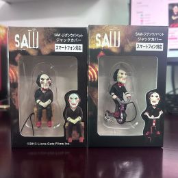 Horror Saw Billy Figure Keychain Movie Pendant Toy Doll Model Halloween Christmas Gifts 5cm