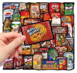 48PCS Graffiti Skateboard Stickers Vintage Snacks For Car Laptop Decor Ipad Bicycle Motorcycle Helmet PS4 Phone DIY Decals Pvc Sui5067750