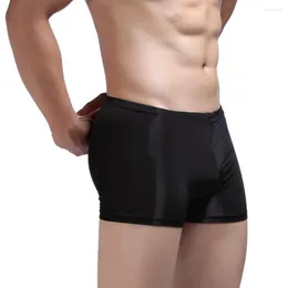 Underpants Men's Underwear Boxer Briefs Ice Silk Low Rise Trunks Shorts Panties Wide Range Of Sizes And Colors Available