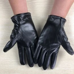 Men Sheepskin Leather Gloves Windproof Thermal Warm Touchscreen Glove Winter Warm Mittens