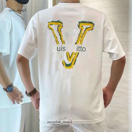 Louies Vuttion shirt Men's T Shirt Designer Short Sleeved T Shirts Casual Polo Shirt Hip Hop Sweatshirt Men Women Slim Fit Pullover Tee Luxury Tshirt 3Xl 4Xl 5Xl 8427