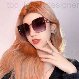 Sunglasses designer New fashion h-house square Women's street shooting Tiktok net red Personalised glasses large frame sunglasses A6JR