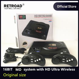 16Bit RETROAD HD Console for Mega Drive System Play NTSC /PAL Game Cartridge Original Size Built in 170 Games