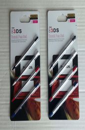 4pcsset Retractable Metal Stylus touch pen 4in1 set for 3DS DHL FEDEX EMS SHIP3190750