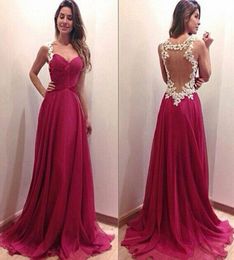 Fuchsia Colour Prom Dress Beautiful For Chiffon Long Special Occasion Dress Evening Party Gown Plus Size vestidos de festa8381482