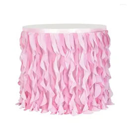 Table Skirt Adeeing Mixture Rag For Party Decoration