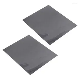 Window Stickers Films 2pcs Heat Transfer 30x25cm Black HTV Iron On For T Shirt Press Machine