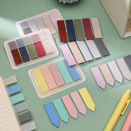 100Sheets Sticky Notes Index Flags Candy Colour Memo Pad Tab Strip Key Points Label Notepad Bookmark Posted It Sticky Notes