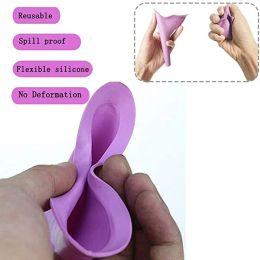 Travel Stand-up Peeing Tools for Women Reusable Outdoor Portable Emergency Urinal Mini Toilet for Long Car Traffic Jam