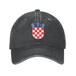 Ball Caps Classic Cotton Coat Of Arms Croatia Baseball Cap For Men Women Breathable Dad Hat Sun Protection