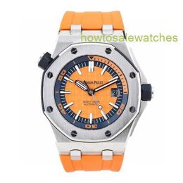 Lastest AP Wrist Watch Royal Oak Offshore Series 15710ST Automatic Mechanical Mens Watch Panel 42mm with Security Card