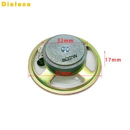 8Ohm 2W Speaker Waterproof 57MM 2.2inch Diameter Clear Cone Paper Bright Cap 32MM External Magnetic Height 17MM